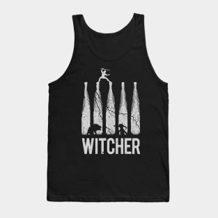 The Witcher - title silhouette (B) Tank Top